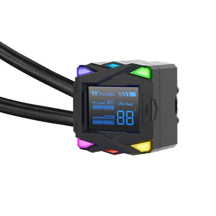 ThermalTake LA360-S ARGB 2.4in LCD Display AIO Liquid CPU Cooler by Thermaltake
