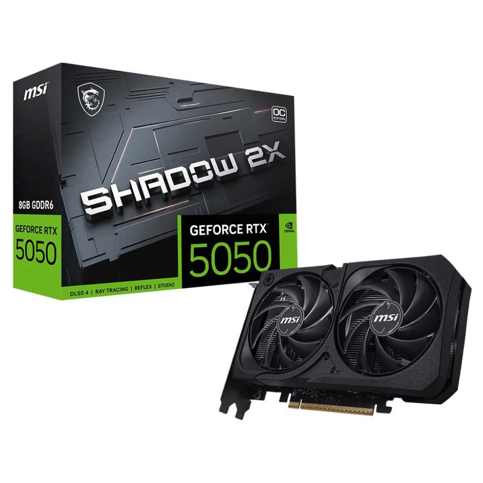 MSI GeForce RTX 5050 Shadow 2X OC 8GB