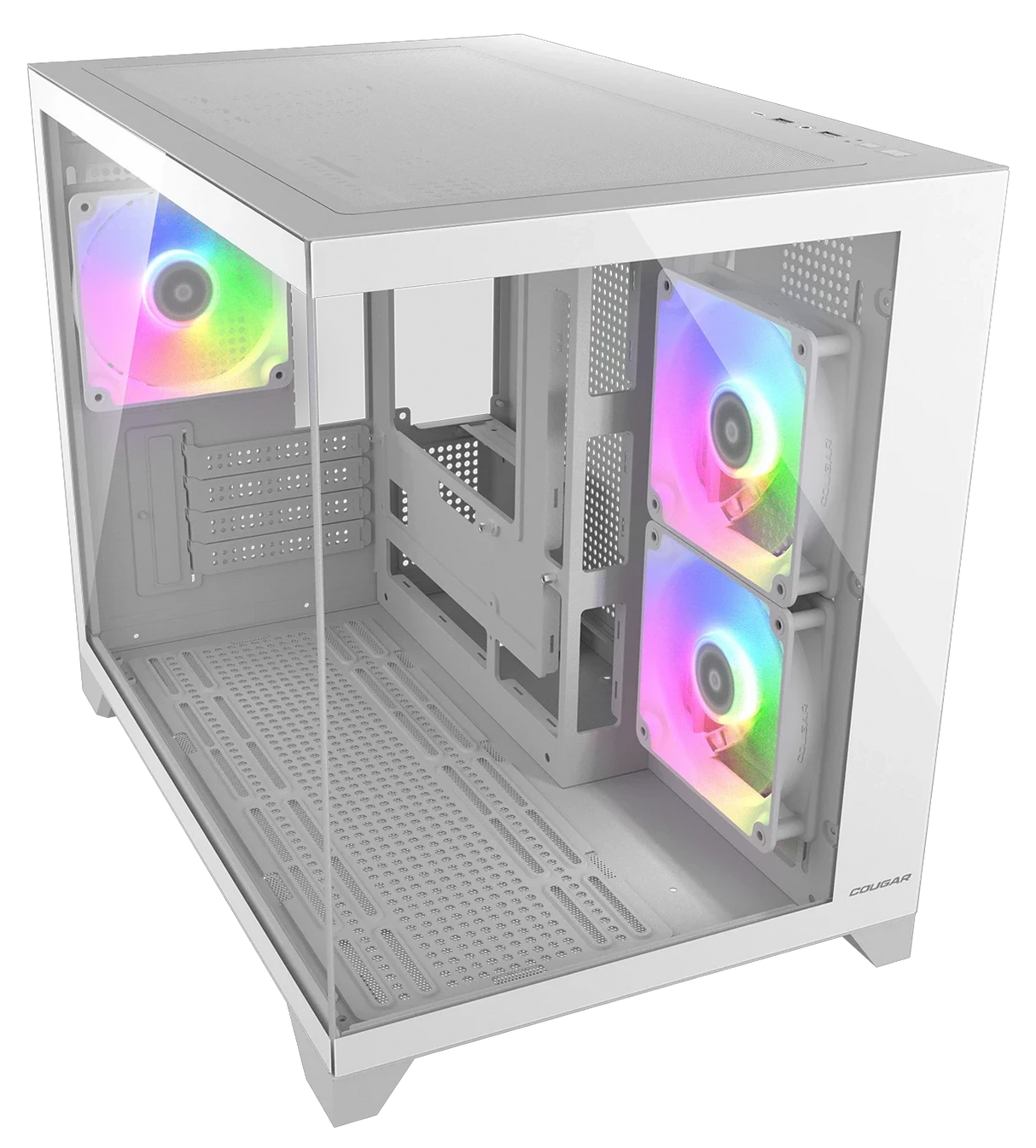 Cougar FV150 Mini RGB Micro-ATX Mid-Tower Case - White by Cougar