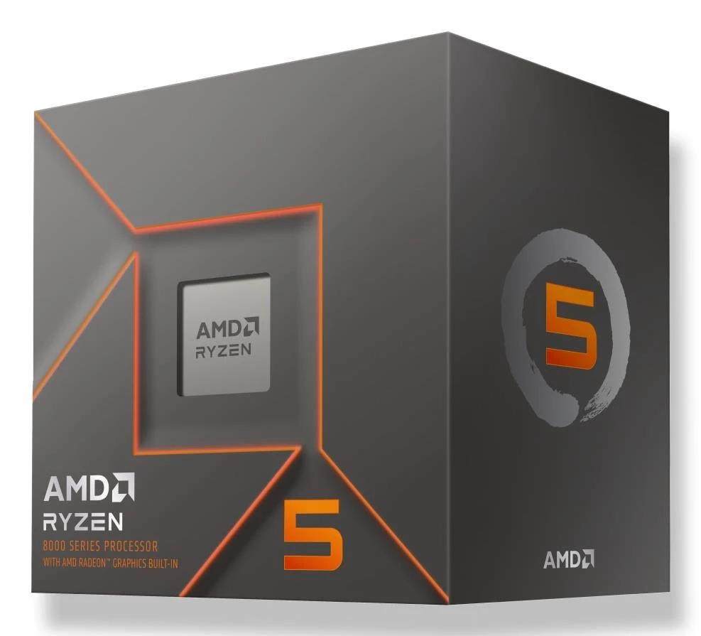 AMD Ryzen 5 8500G AI 6 Cores 12 Threads 5.0GHz AM5 Processor with Wraith Stealth Cooler by AMD