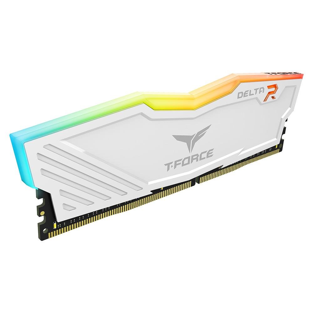 T - Force Delta 16GB (2*8GB) RGB DDR4 3200MHz Memory - White - IT Warehouse