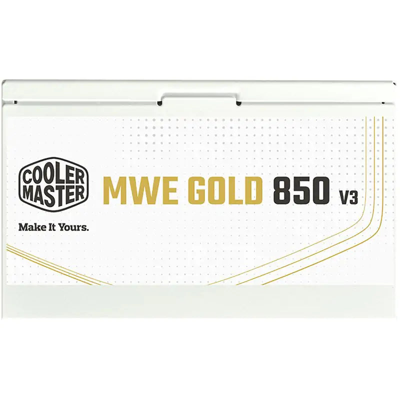 Cooler Master MWE V3 Series 850W 80+ Gold Power Supply - White - Electronics > Electronics Accessories > Computer Components > Computer Power Supplies from Cooler Master