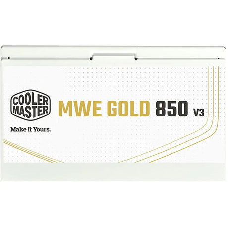 Cooler Master MWE V3 Series 850W 80+ Gold Power Supply - White - Electronics > Electronics Accessories > Computer Components > Computer Power Supplies from Cooler Master