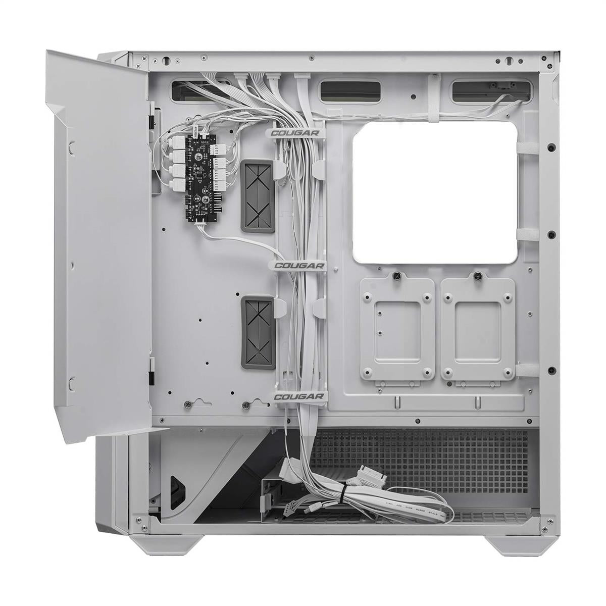 Cougar MX600 RGB BLACK Full Tower 4x Fans USB-C White - Electronics > Electronics Accessories > Computer Components > Desktop Computer & Server Cases from Cougar