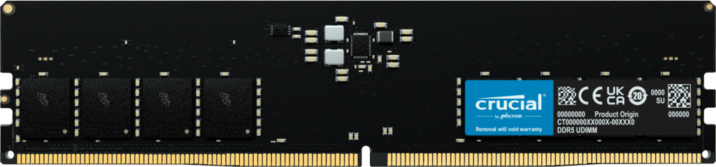 Crucial 32GB DDR5 UDIMM 5600MHz Desktop PC Memory - Electronics > Electronics Accessories > Memory > RAM from Crucial