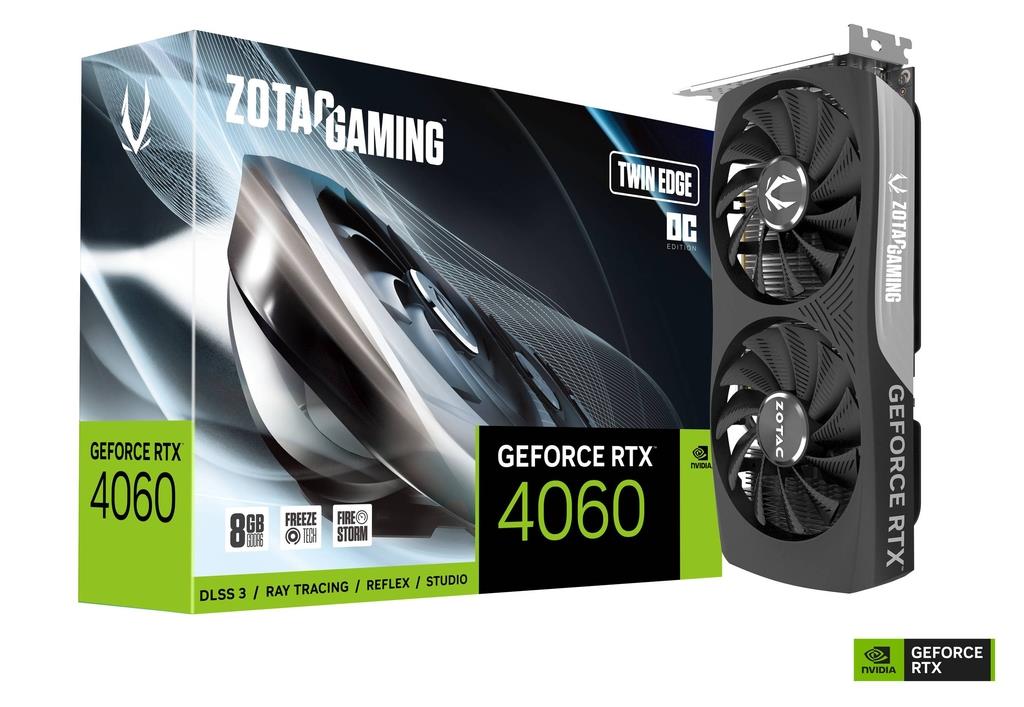 Zotac Gaming GeForce RTX 4060 8GB Twin Edge OC Graphics Card - IT Warehouse