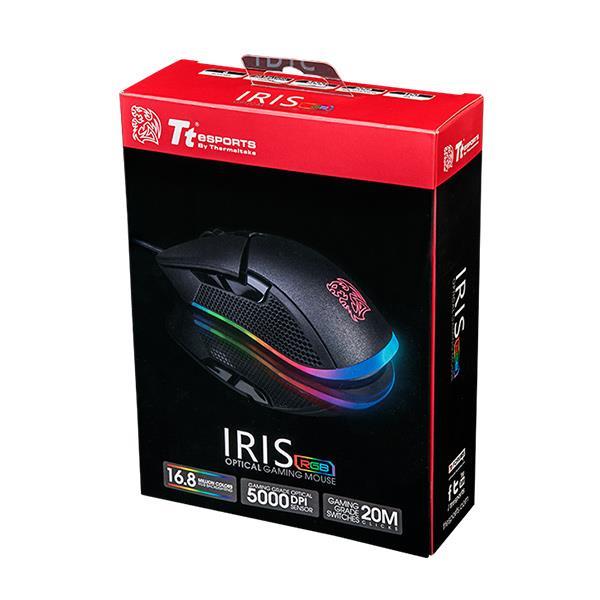 Thermaltake TT eSPORTS Iris RGB 5000 DPI Optical Gaming Mouse - Electronics > Electronics Accessories > Computer Components > Input Devices > Mice & Trackballs from Thermaltake