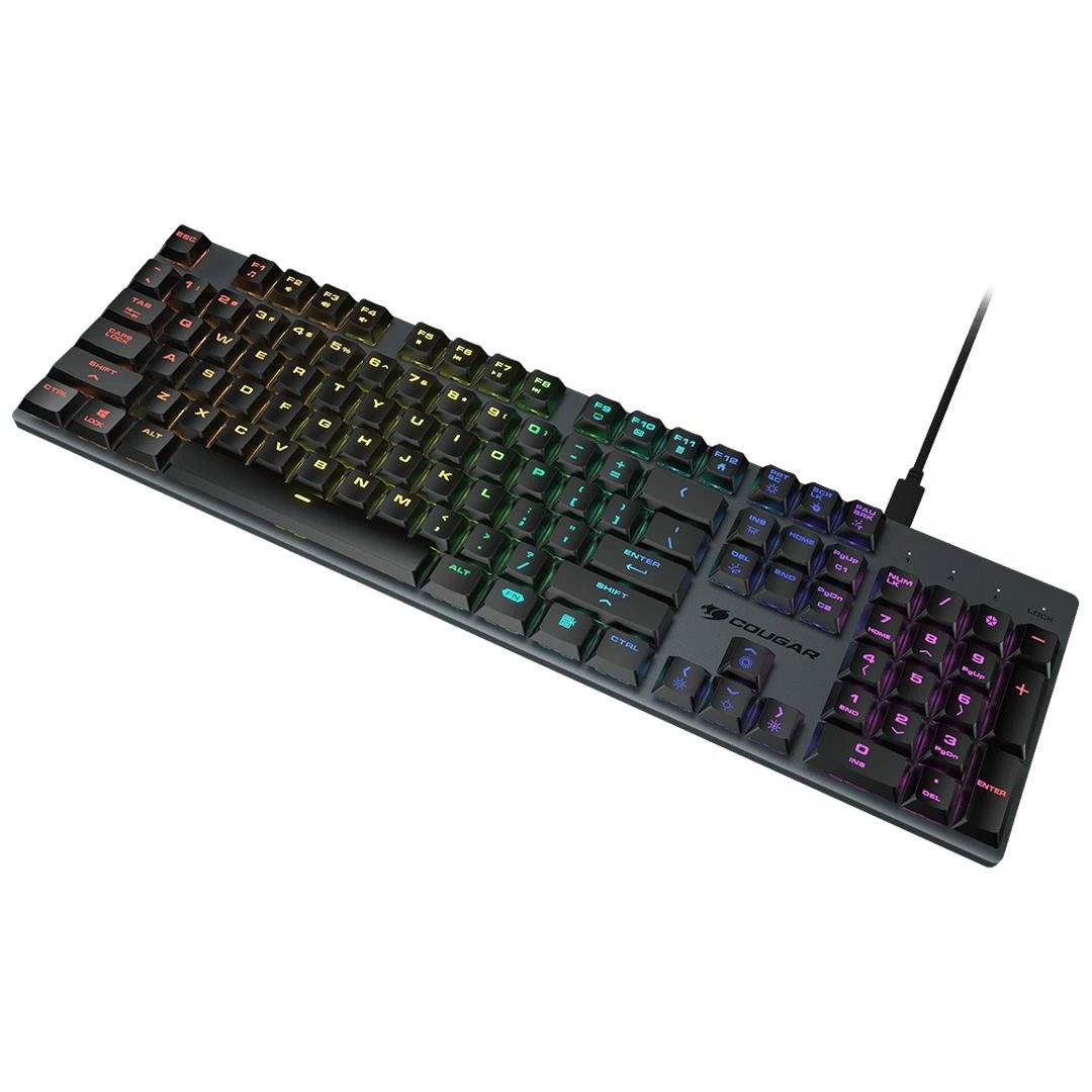 Cougar Luxlim Low Profile Gaming Keyboard - Red Switch by Cougar