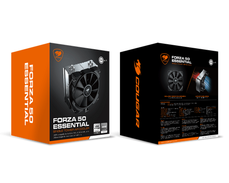 Cougar Forza 50 ESSENTIAL Single Tower Air Cooler - Electronics > Electronics Accessories > Computer Components > Computer System Cooling Parts from Cougar