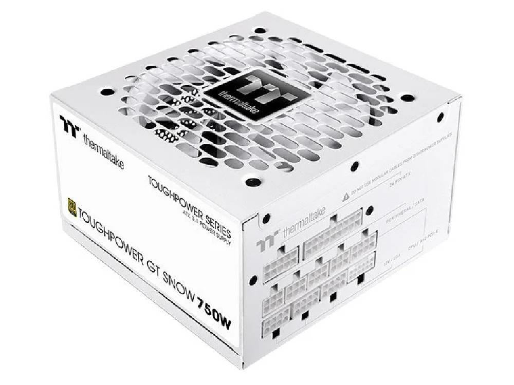 ThermalTake ToughPower GT Snow 750W 80+ Gold PCIe Gen 5.1 ATX 3.1 Fully Modular PSU - IT Warehouse