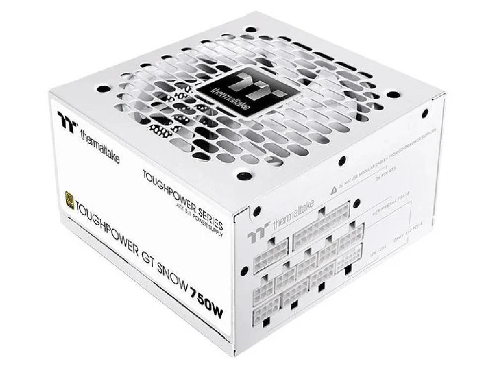 ThermalTake ToughPower GT Snow 750W 80+ Gold PCIe Gen 5.1 ATX 3.1 Fully Modular PSU by Thermaltake