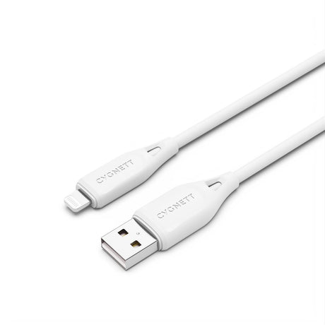 Cygnett Essentials Lightning to USB-A (2.0) Cable (2M) - Electronics > Electronics Accessories > Cables > Storage & Data Transfer Cables > USB Cables from Cygnett