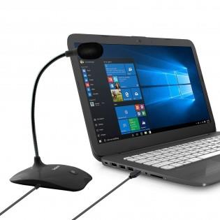 Simplecom UM350 Plug and Play USB Desktop Microphone with Flexible Neck and Mute Button - Electronics > Audio > Audio Components > Microphones from Simplecom