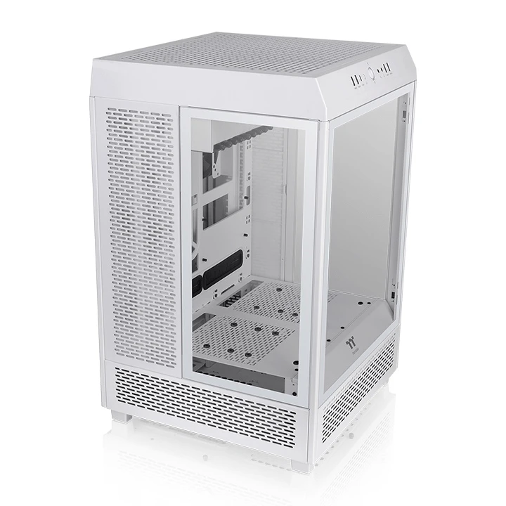ThermalTake The Tower 500 Tempered Glass Mid Tower Case - White by Thermaltake
