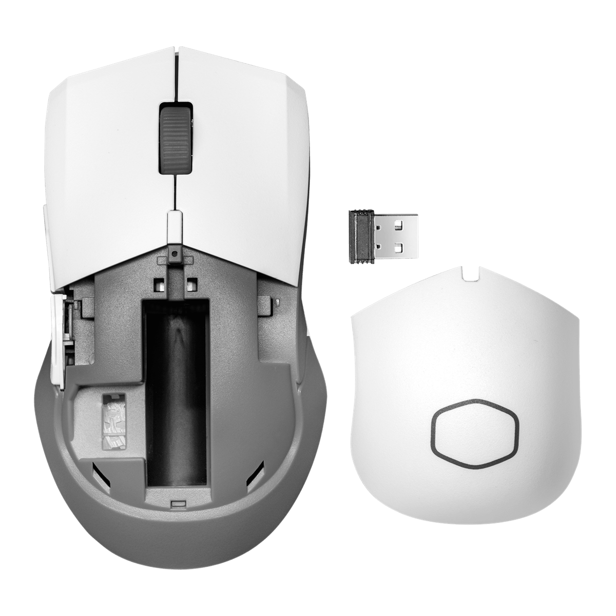 Cooler Master MM-311 RGB Wireless Mastermouse, White by Cooler Master