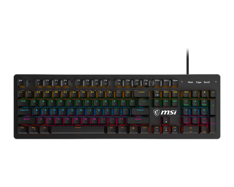 MSI Forge GK300 US Blue Switch Mechanical Keyboard - Electronics > Electronics Accessories > Computer Components > Input Devices > Keyboards from MSI
