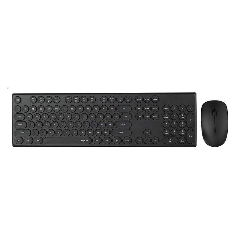 Rapoo x260 Wireless Keyboard and Mouse Combo - Black - IT Warehouse