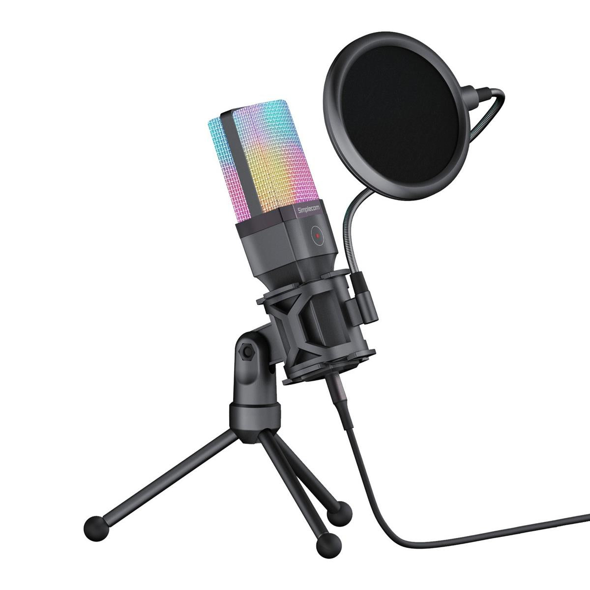 Simplecom UM650 USB RGB Gaming Microphone - Electronics > Audio > Audio Components > Microphones from Simplecom