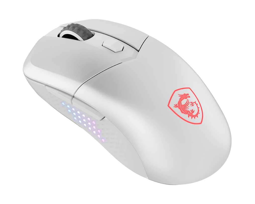 MSI VERSA 300 Elite RGB Wireless White Gaming Mouse by MSI