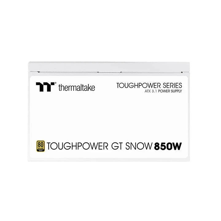 ThermalTake ToughPower GT Snow 850W 80+ Gold PCIe Gen 5.1 ATX 3.1 Fully Modular PSU by Thermaltake