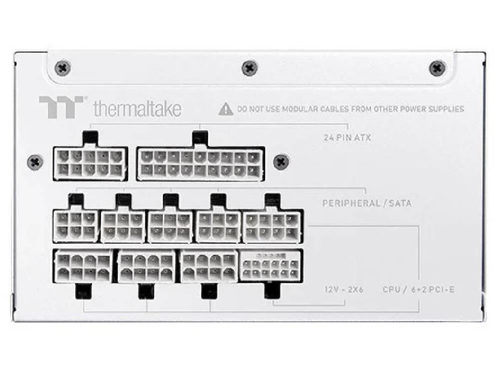 ThermalTake ToughPower GT Snow 750W 80+ Gold PCIe Gen 5.1 ATX 3.1 Fully Modular PSU - IT Warehouse
