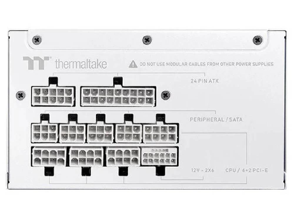 ThermalTake ToughPower GT Snow 750W 80+ Gold PCIe Gen 5.1 ATX 3.1 Fully Modular PSU by Thermaltake