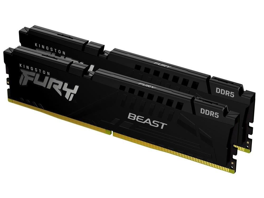 Kingston FURY Beast DDR5 64GB (2 x 32GB) 6000MT/s CL36 EXPO / XMP Desktop RAM - Black - IT Warehouse