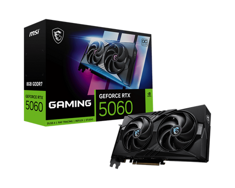 MSI GeForce RTX 5060 8G Gaming OC Graphics Card - Electronics > Electronics Accessories > Computer Components > I/O Cards & Adapters > Video Cards & Adapters from MSI