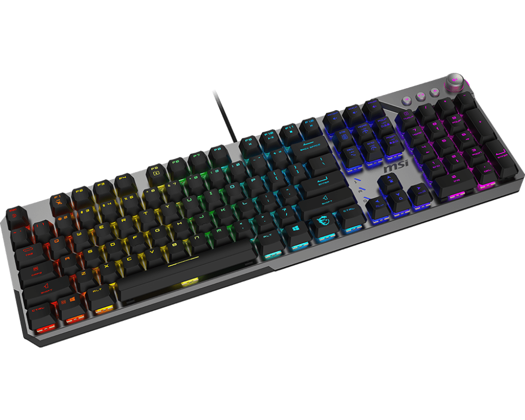 MSI Strike 600 SILENT RGB Mechanical Gaming Keyboard - IT Warehouse