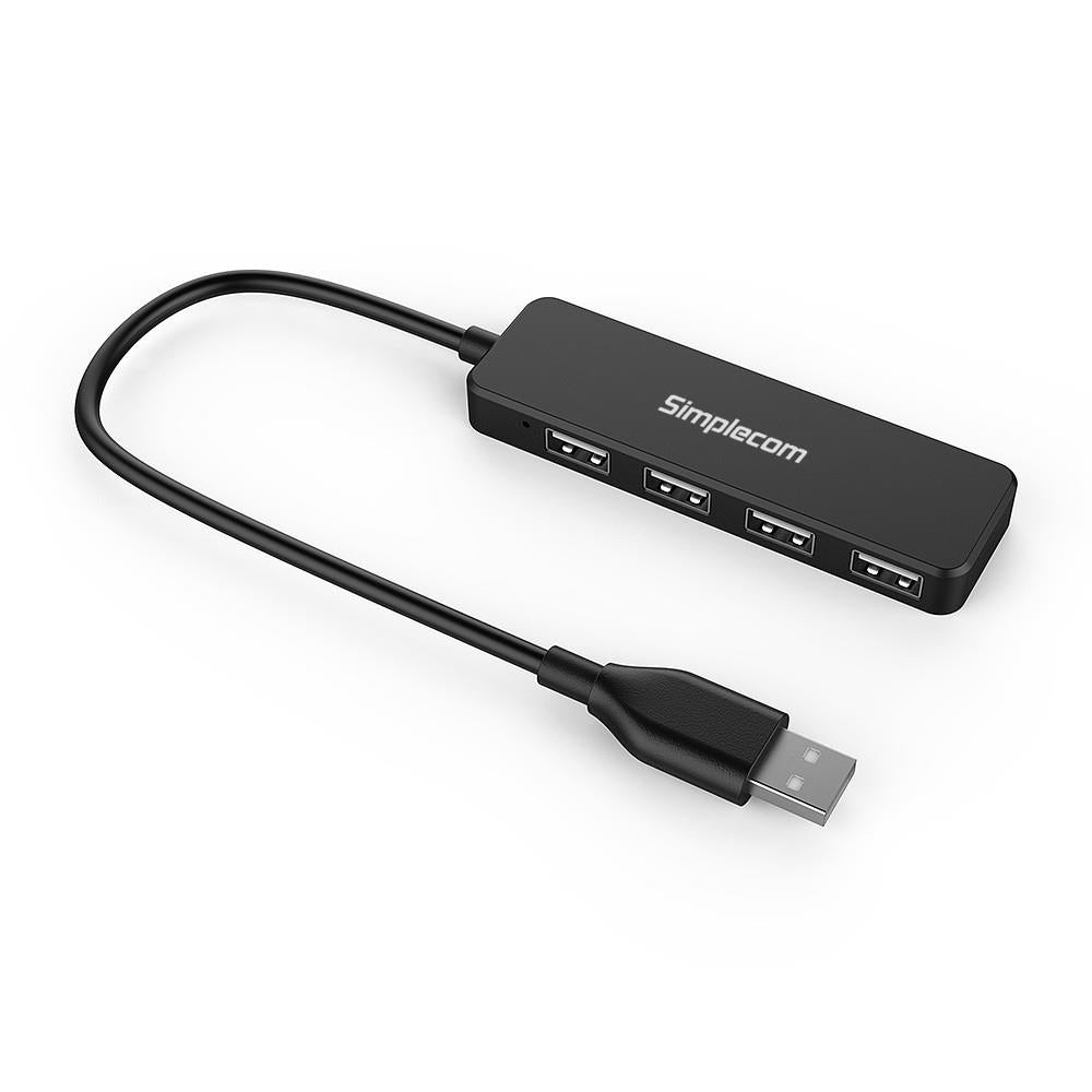 Simplecom CH241 Hi - Speed 4 Port Ultra Compact USB 2.0 Hub - IT Warehouse