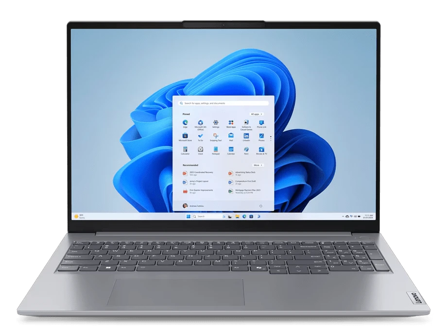 Lenovo ThinkBook 16in Core Ultra 5 16GB RAM 256GB Win11Pro Laptop by Lenovo