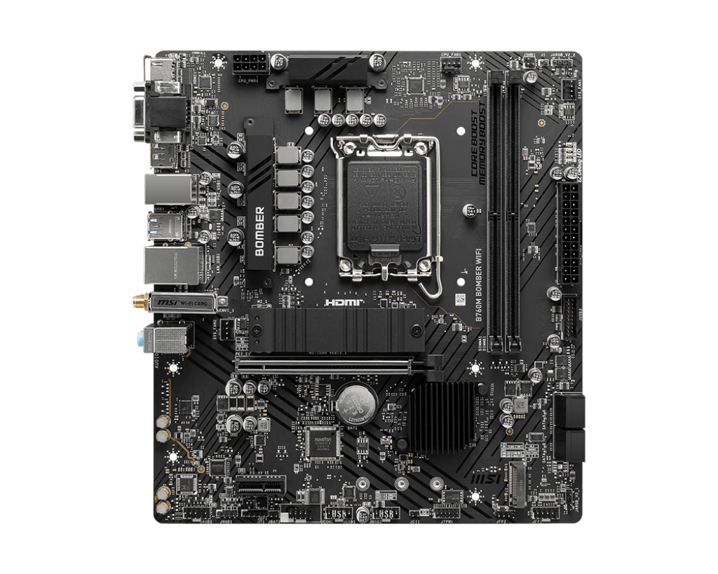 MSI B760M BOMBER WIFI Motherboard - IT Warehouse