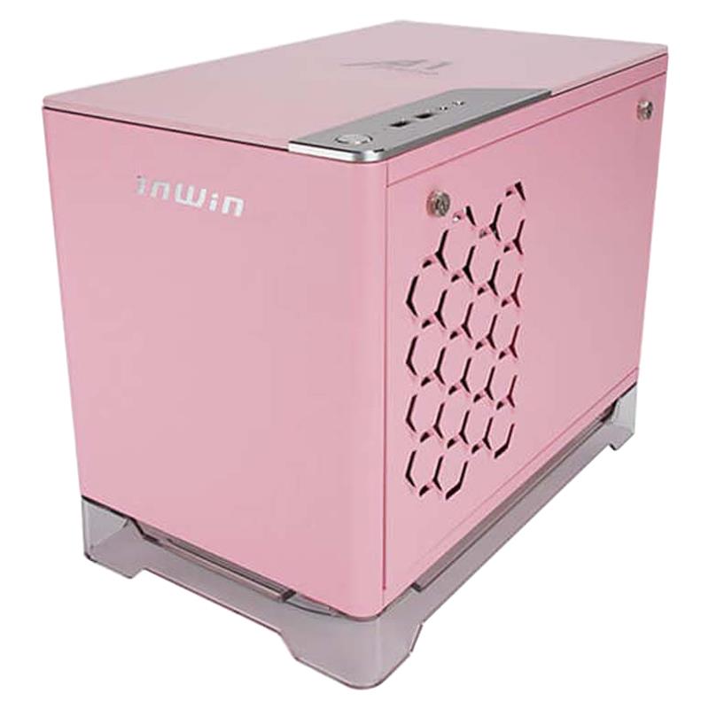 InWin A1 Prime Mini - ITX Case Pink with 750W PSU Gold - IT Warehouse