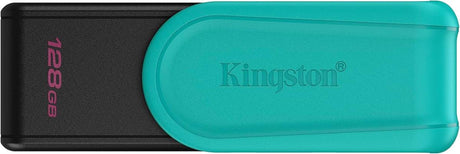 Kingston DataTraveler Exodia S USB Stick - 128GB - USB 3.2 Gen 1 - USB Type A - Black/Turquoise - Electronics > Electronics Accessories > Computer Components > Storage Devices > USB Flash Drives from Kingston