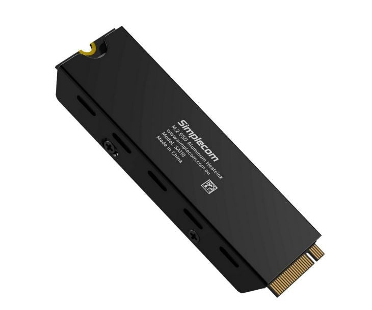Simplecom SA110 M.2 SSD Aluminum Heatsink with Thermal Silicone Pads for PC and PS5 - IT Warehouse