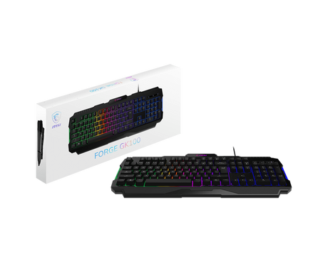 MSI Forge GK100 US Membrane Gaming Keyboard - Electronics > Electronics Accessories > Computer Components > Input Devices > Keyboards from MSI