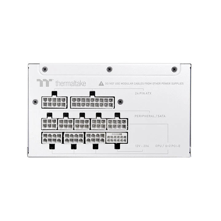 ThermalTake ToughPower GT Snow 850W 80+ Gold PCIe Gen 5.1 ATX 3.1 Fully Modular PSU - IT Warehouse