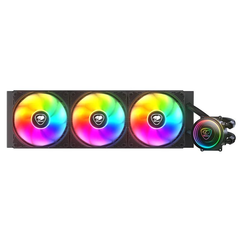 Cougar Poseidon Elite ARGB 360mm High - Performance ARGB AIO Liquid Cooler - Black - IT Warehouse