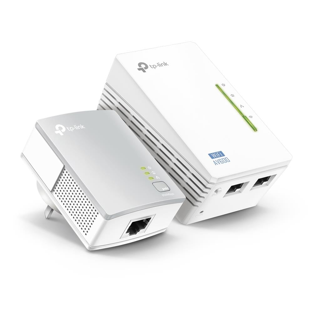 TP-Link TL-WPA4220KIT 300Mbps AV600 Wi-Fi Powerline Extender Starter Kit - Electronics > Networking > Repeaters & Transceivers from TP Link