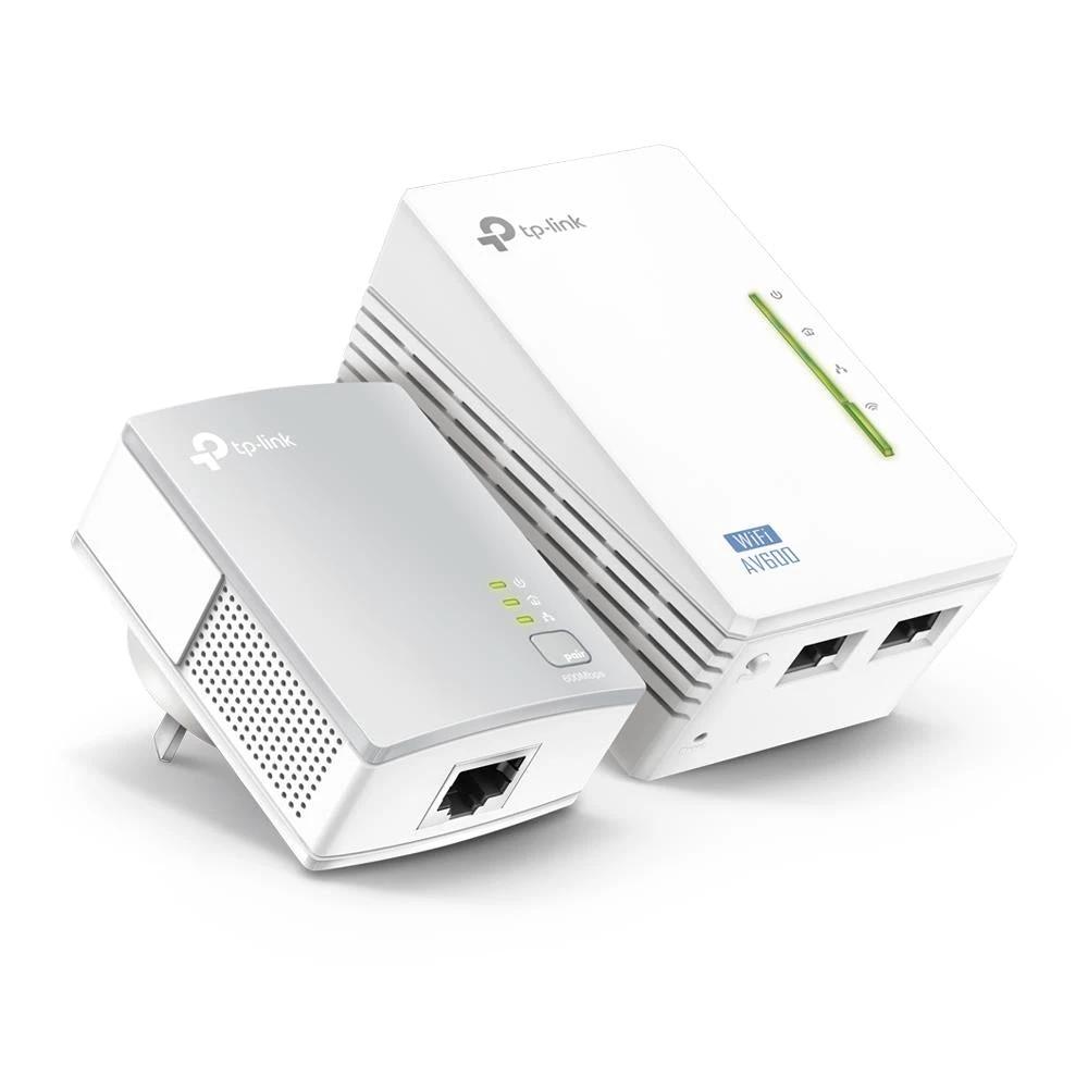 TP-Link TL-WPA4220KIT 300Mbps AV600 Wi-Fi Powerline Extender Starter Kit by TP Link