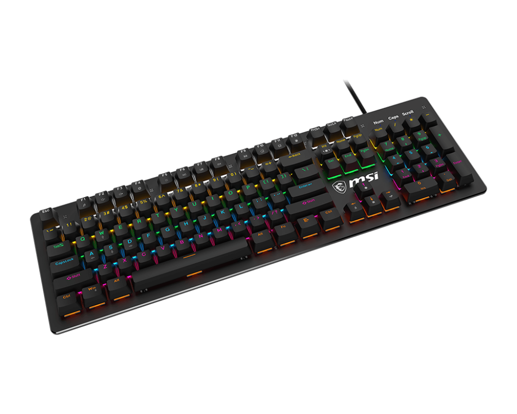 MSI Forge GK300 US Blue Switch Mechanical Keyboard - Electronics > Electronics Accessories > Computer Components > Input Devices > Keyboards from MSI