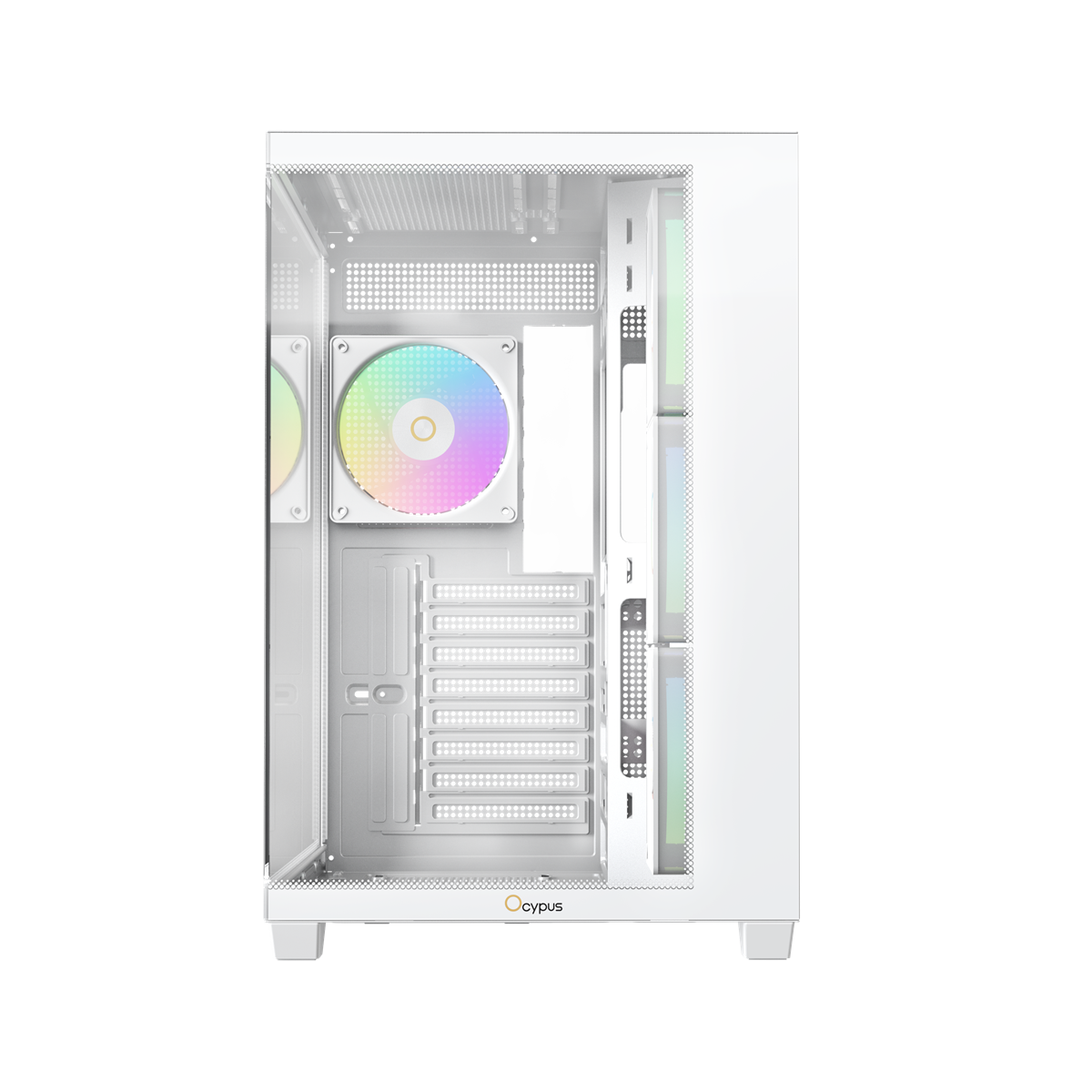 OCYPUS Gamma C74 WHITE ATX case with 4 fans