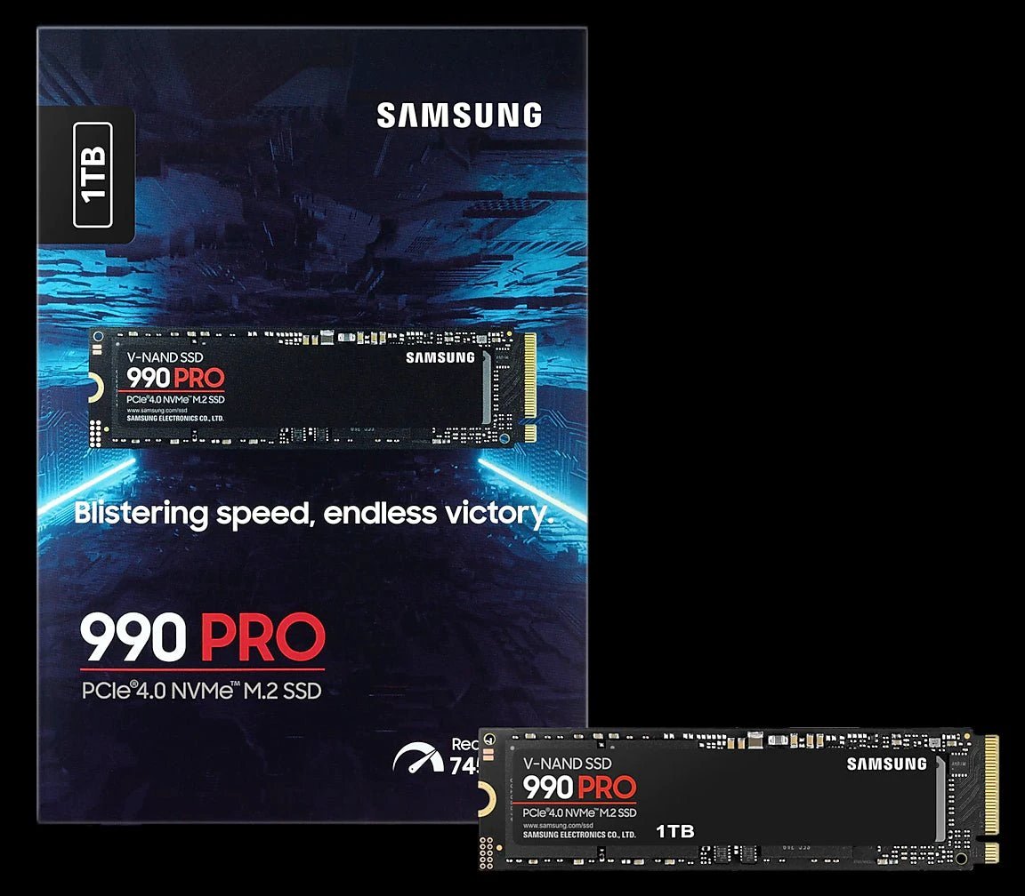 Samsung 990 Pro 1TB M.2 2280 NVMe PCIe 4.0 SSD by Samsung
