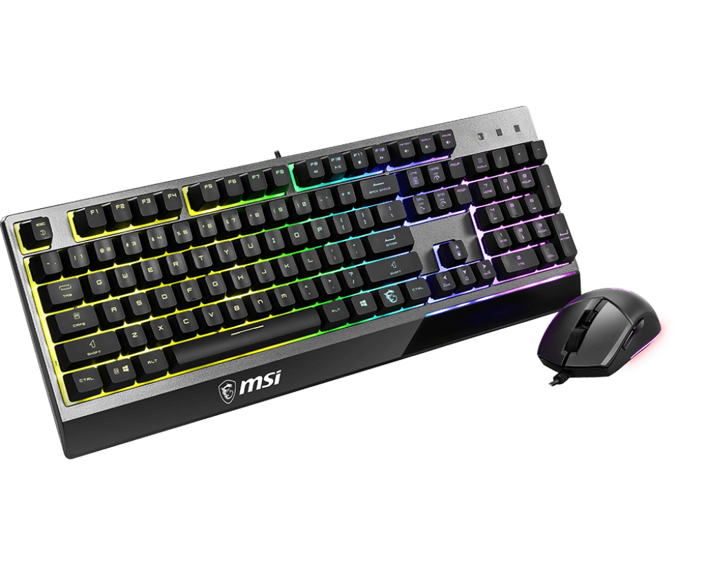 MSI Vigor GK30 RGB Gaming Keyboard and Mouse Black by MSI