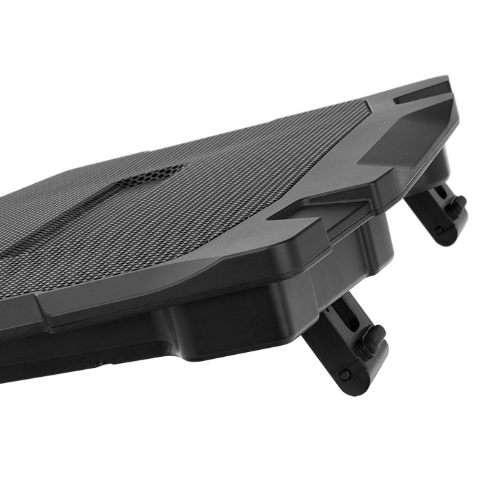 ThermalTake Massive 12 Max Steel Mesh Panel with 1 x 120mm and 4 x 80mm Fans, 10" - 17in Notebook Cooler CL - N018 - PL12BU - A - IT Warehouse