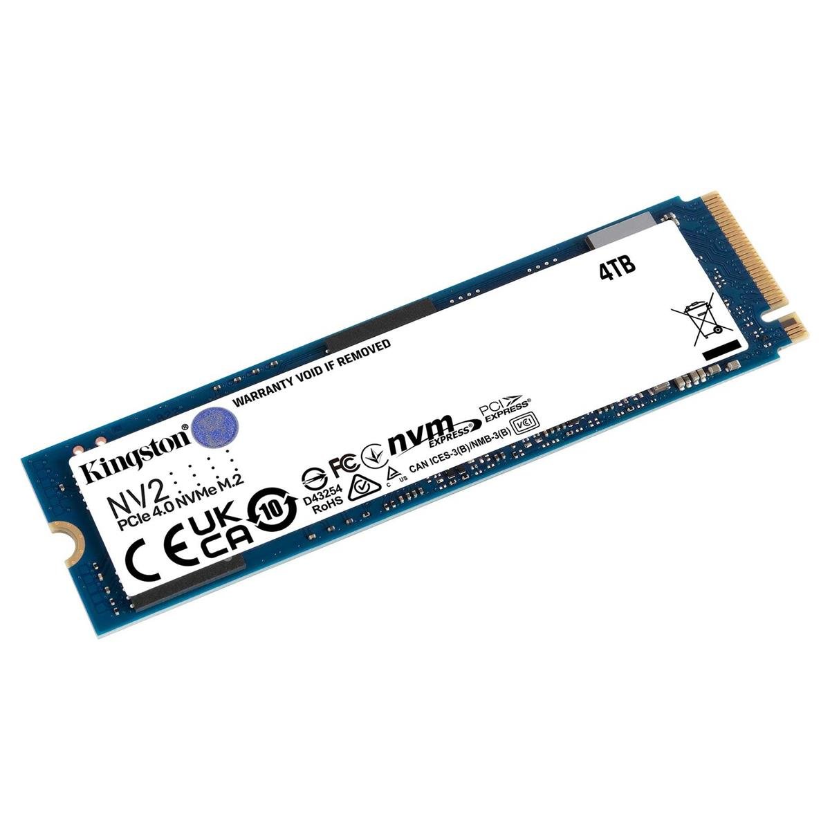 Kingston NV2 SNV2S 4TB PCIe 4.0 NVMe SSD - IT Warehouse