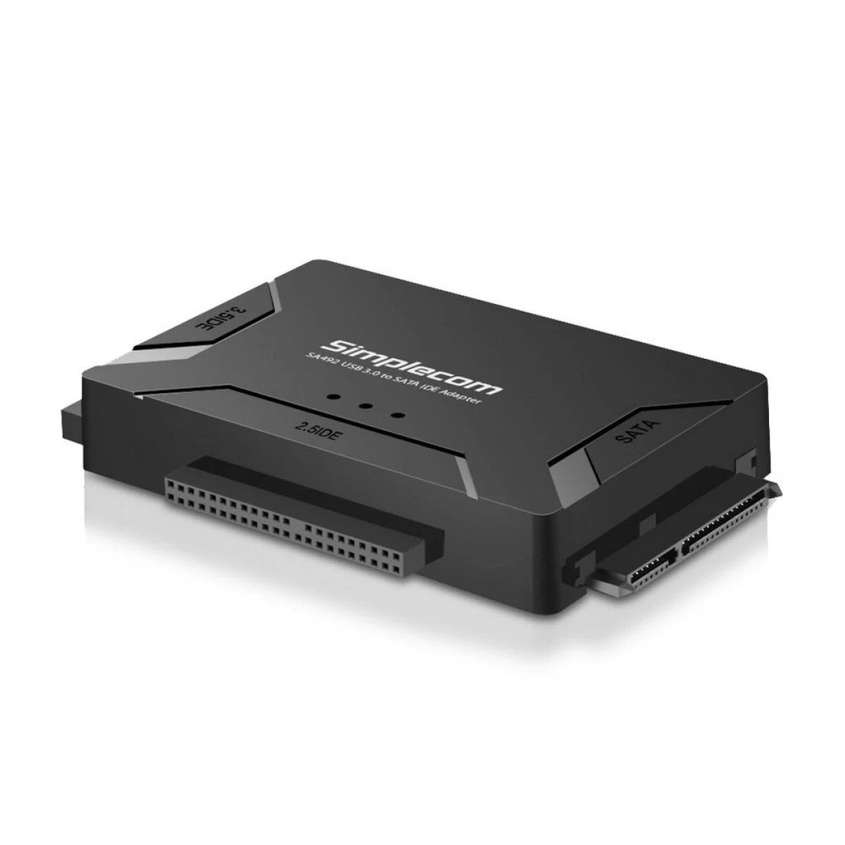 Simplecom SA492 USB 3.0 to 2.5", 3.5", 5.25in SATA IDE Adapter with Power Supply by Simplecom