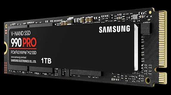 Samsung 990 Pro 1TB M.2 2280 NVMe PCIe 4.0 SSD by Samsung