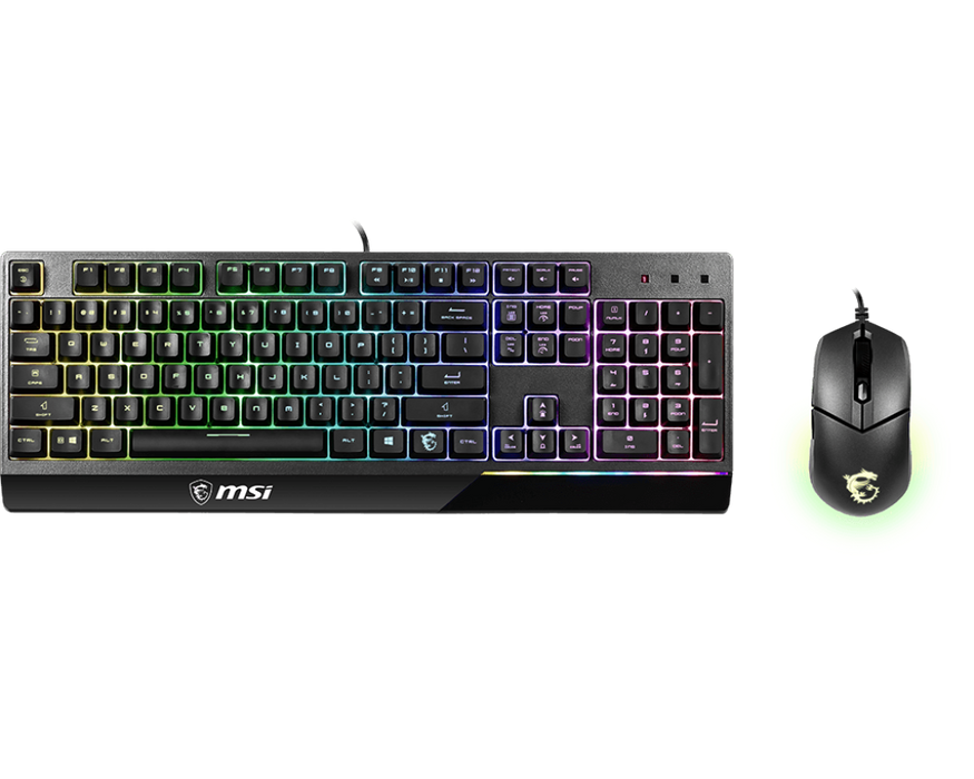 MSI Vigor GK30 RGB Gaming Keyboard & Mouse Black