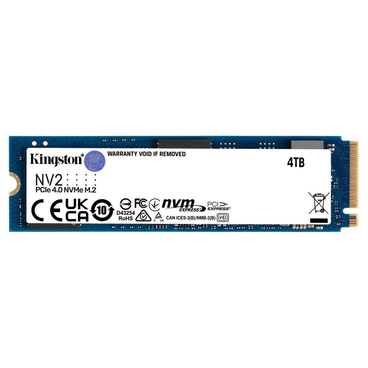 Kingston NV2 SNV2S 4TB PCIe 4.0 NVMe SSD - IT Warehouse